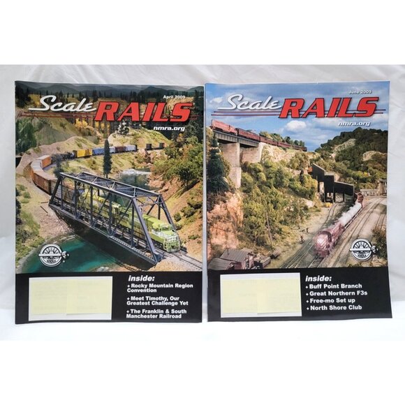 Lot of 6 Scale Rails NMRA Magazine Issues 2006-2009 Rail Enthusiasts Model Train - Picture 4 of 9